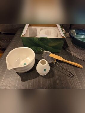 Matcha Bowl & Utensil 4 Piece Set